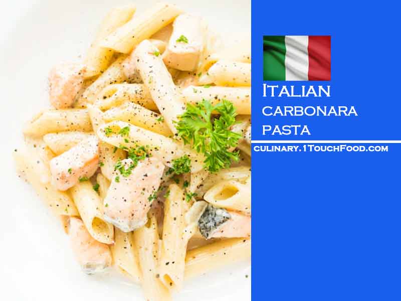 notes for best Italian carbonara pasta