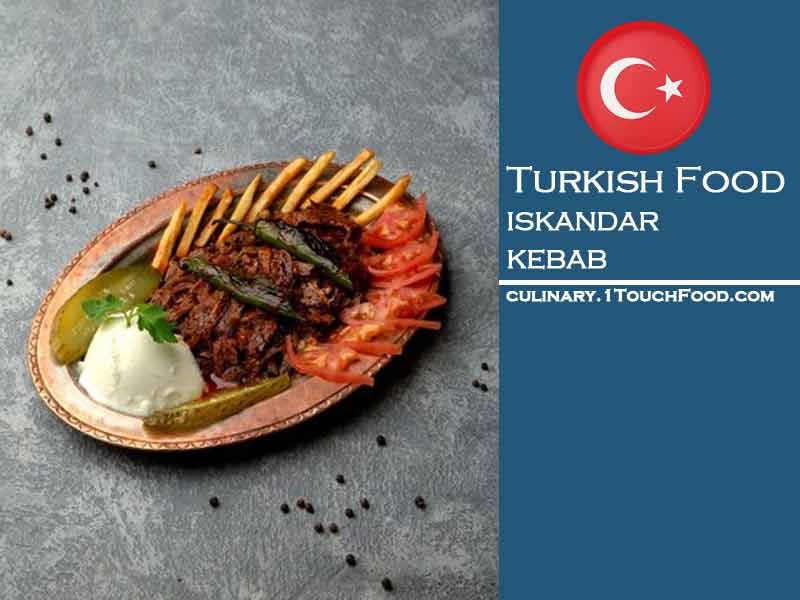 Delicious Turkish Iskender Kebab