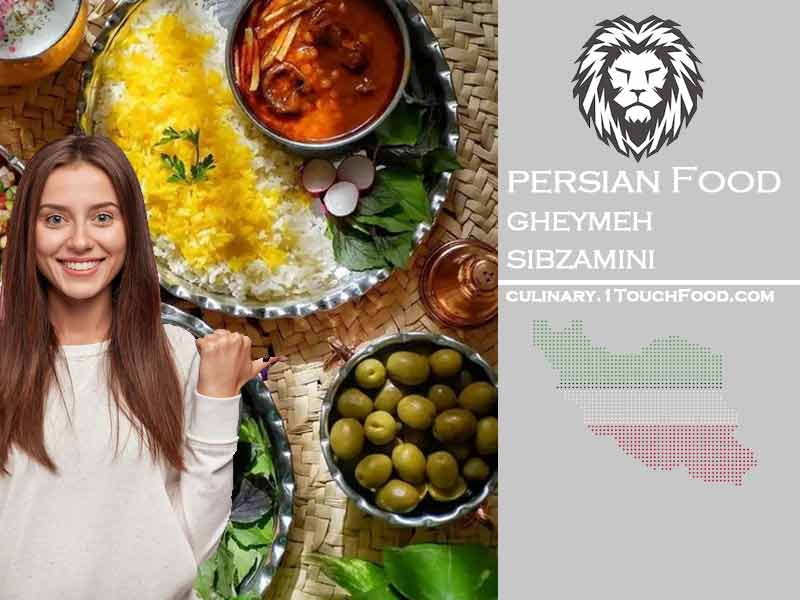 Prepare Best Iranian Gheyme Sib Zamini (Meat stew) for 6 people
