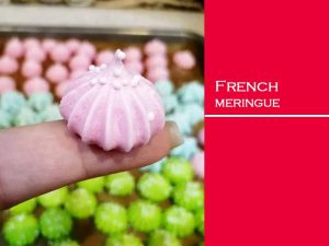 How to prepare simple French meringue 60 pieces