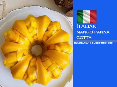 How to prepare delicious Italian mango panna cotta for 8 people