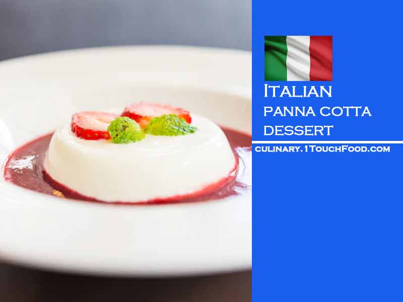 How to prepare best Italian panna cotta dessert for 6 people