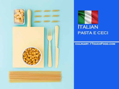 How to prepare best Italian pasta e ceci for 4 people