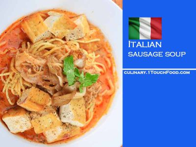 How to prepare best Italian sausage soup for 6 people