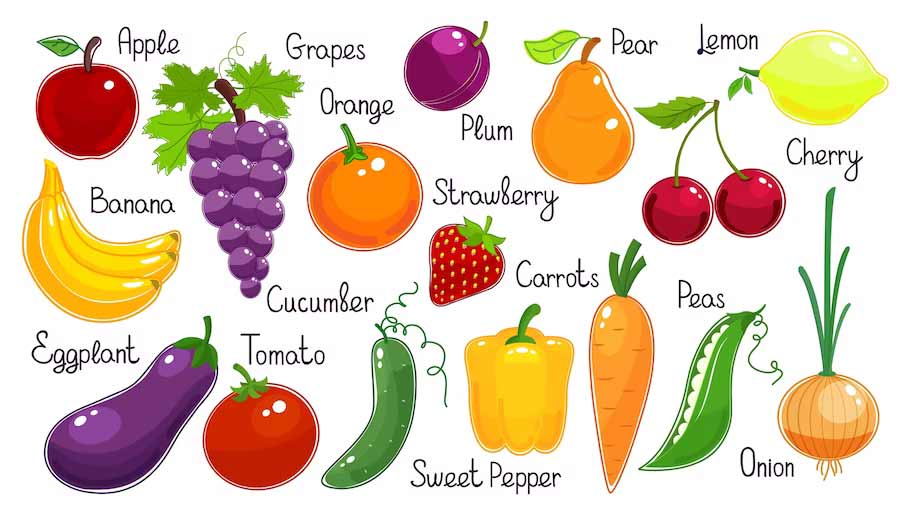 What place do fruits have in healthy food?