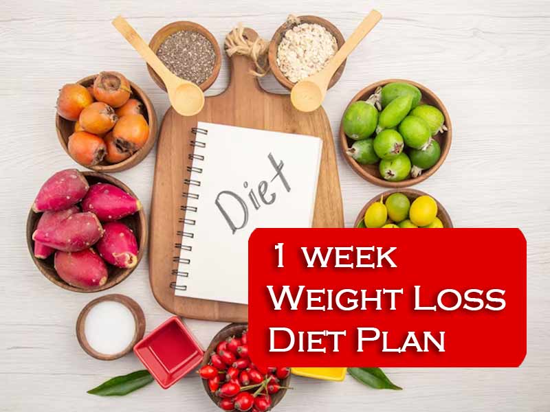 1 week Weight Loss Diet Plan
