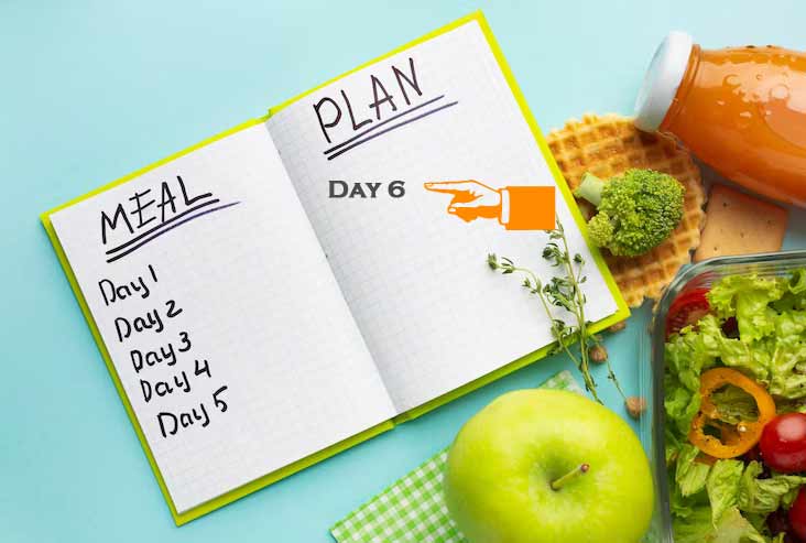 Day 6 - 1 week Weight Loss Diet Plan