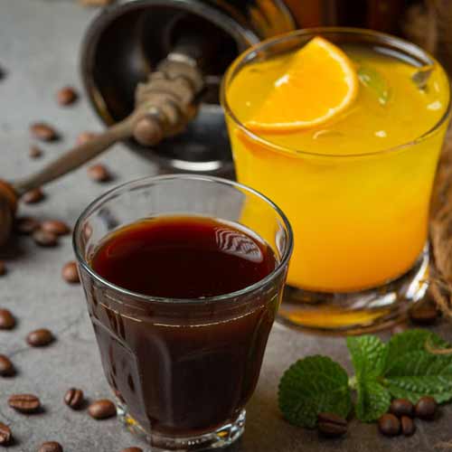 Coffee and Juices