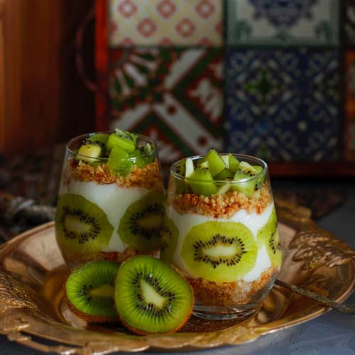 Kiwi and Coconut Chia Pudding - Exotic Fruit Dessert Recipes