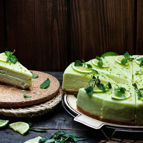 Avocado Lime Cheesecake - Exotic Fruit Dessert Recipes
