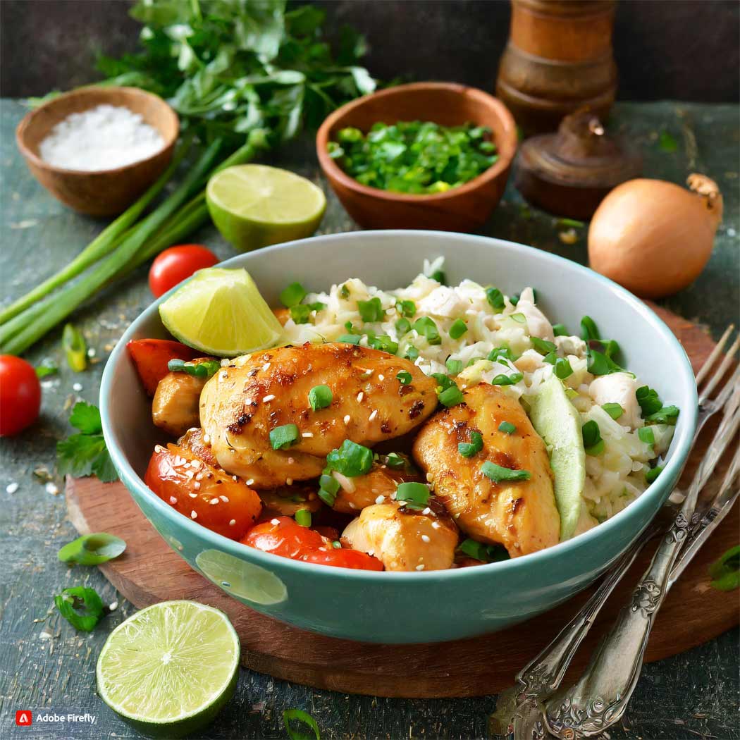 here are three flavorful Chicken Bowl Recipes