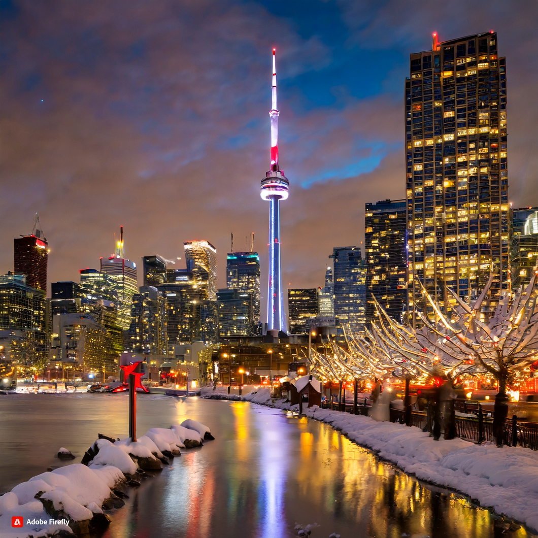 Exploring Toronto Twinkling Lights on Foot