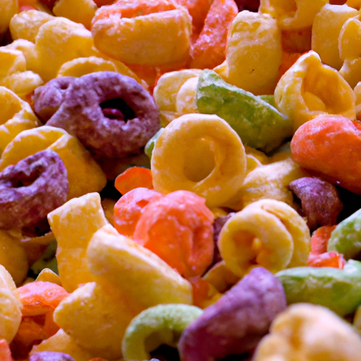 Indulge in the Vibrant and Colorful Crunchy Snacks