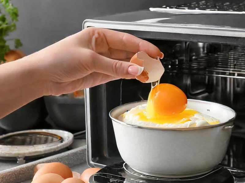 Making egg in the Microwave Method for Perfect Eggs