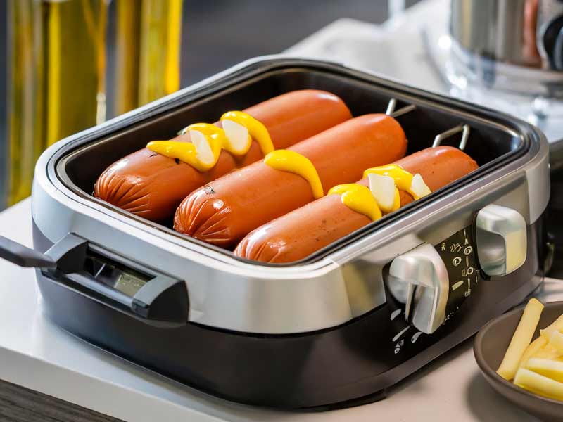 Revolutionize Your BBQs with the Ultimate Electric Hot Dog Cooker!