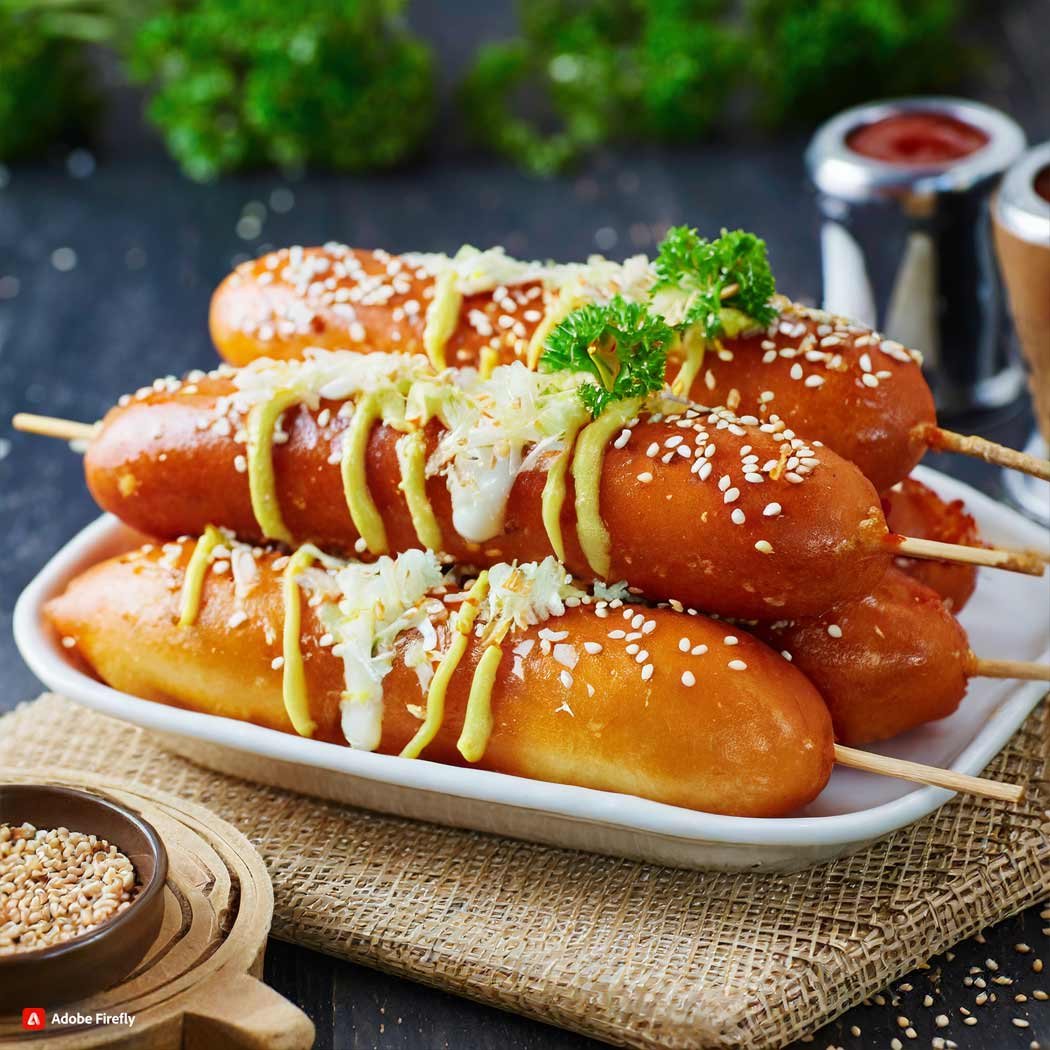 Korean Hot Dog Varieties