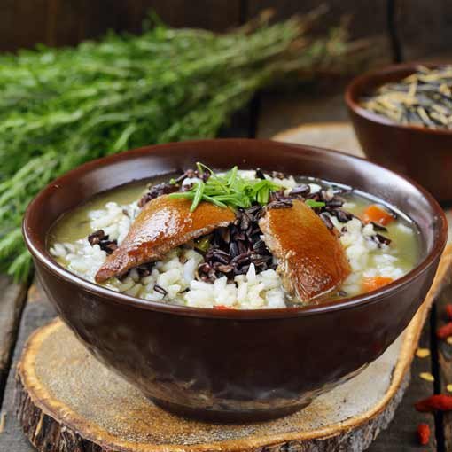 Wild Rice and Duck Soup
