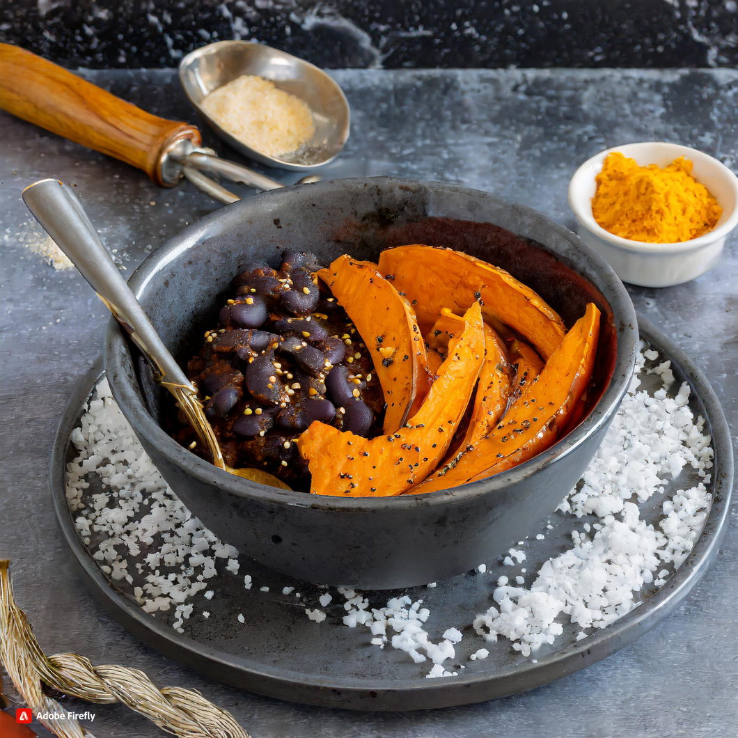 A Nutritious and Flavorful Twist on a Classic Dish: Black Bean Sweet Potato Bowl