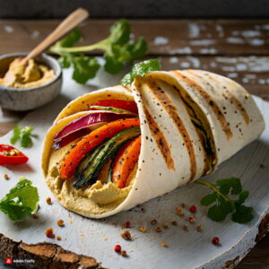 Firefly A Flavorful Twist on a Classic Roasted Vegetable Hummus Wrap 82895 resize