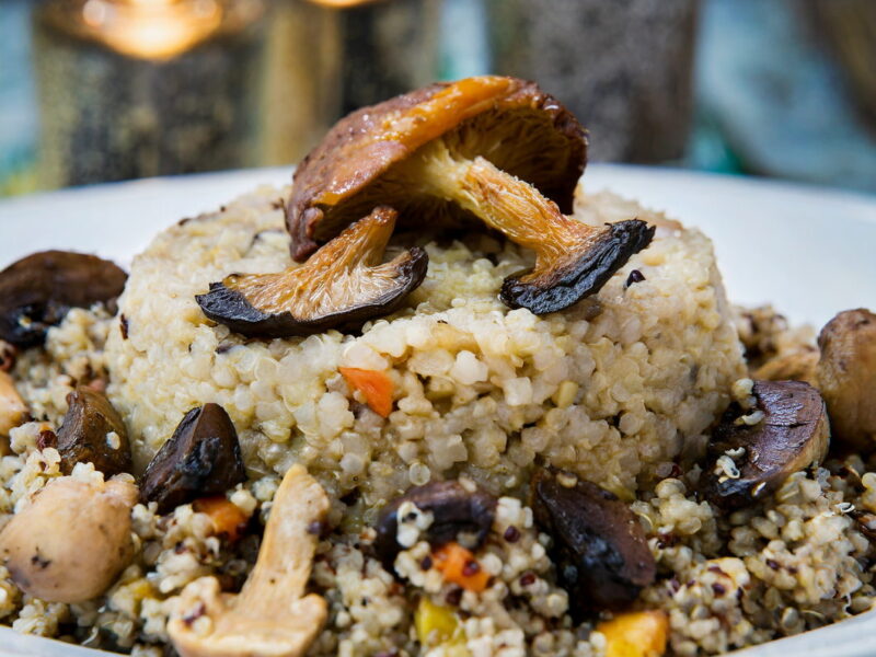 A Perfect Pairing: Quinoa and Wild Mushroom Pilaf Recipe