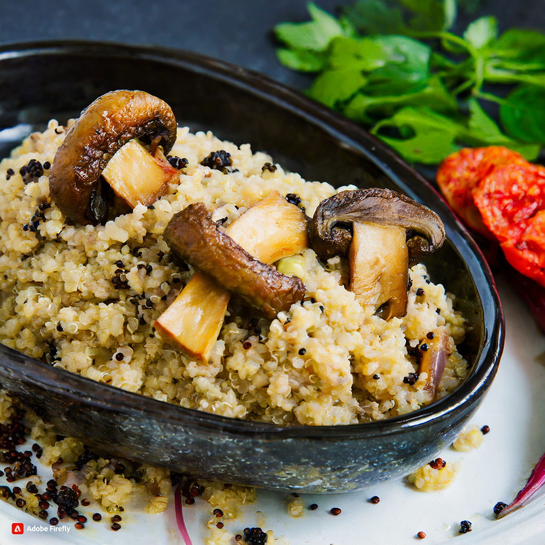 Elevate Your Dinner Game with This Delicious Quinoa and Wild Mushroom Pilaf