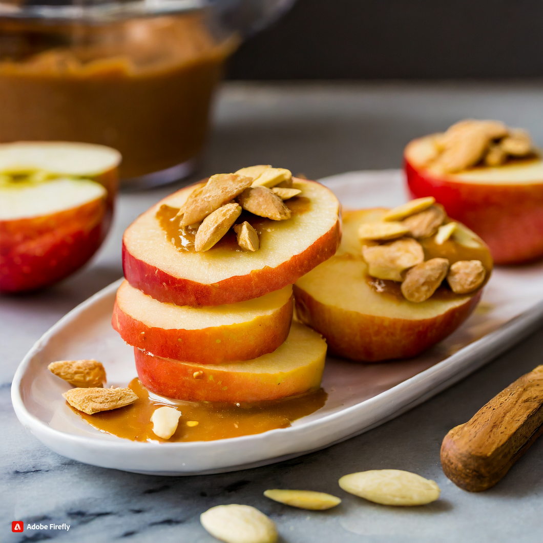 The Perfect Combination of Crunchy and Creamy: Almond Butter Apple Slices