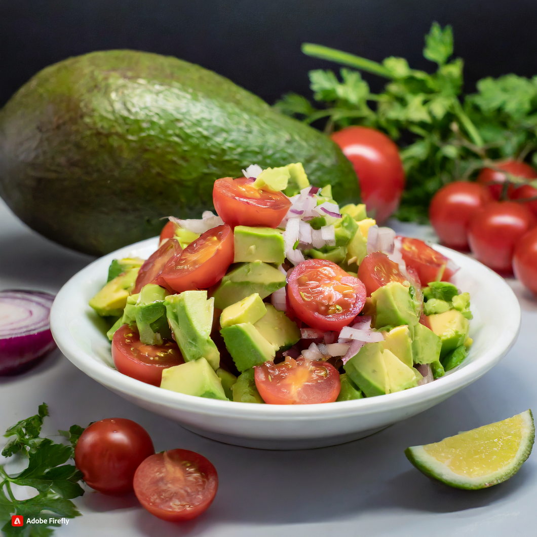 Satisfy Your Taste Buds and Nutritional Needs with this Avocado and Tomato Salad