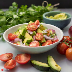 Firefly Avocado and Tomato Salad Recipe for Two A Nutritious Healthy and Delicious Meal • 1 large resize