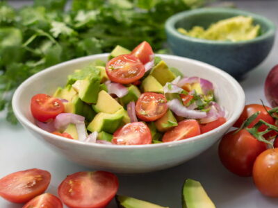 Avocado and Tomato Salad for a Nutritious Meal: Healthy and Delicious