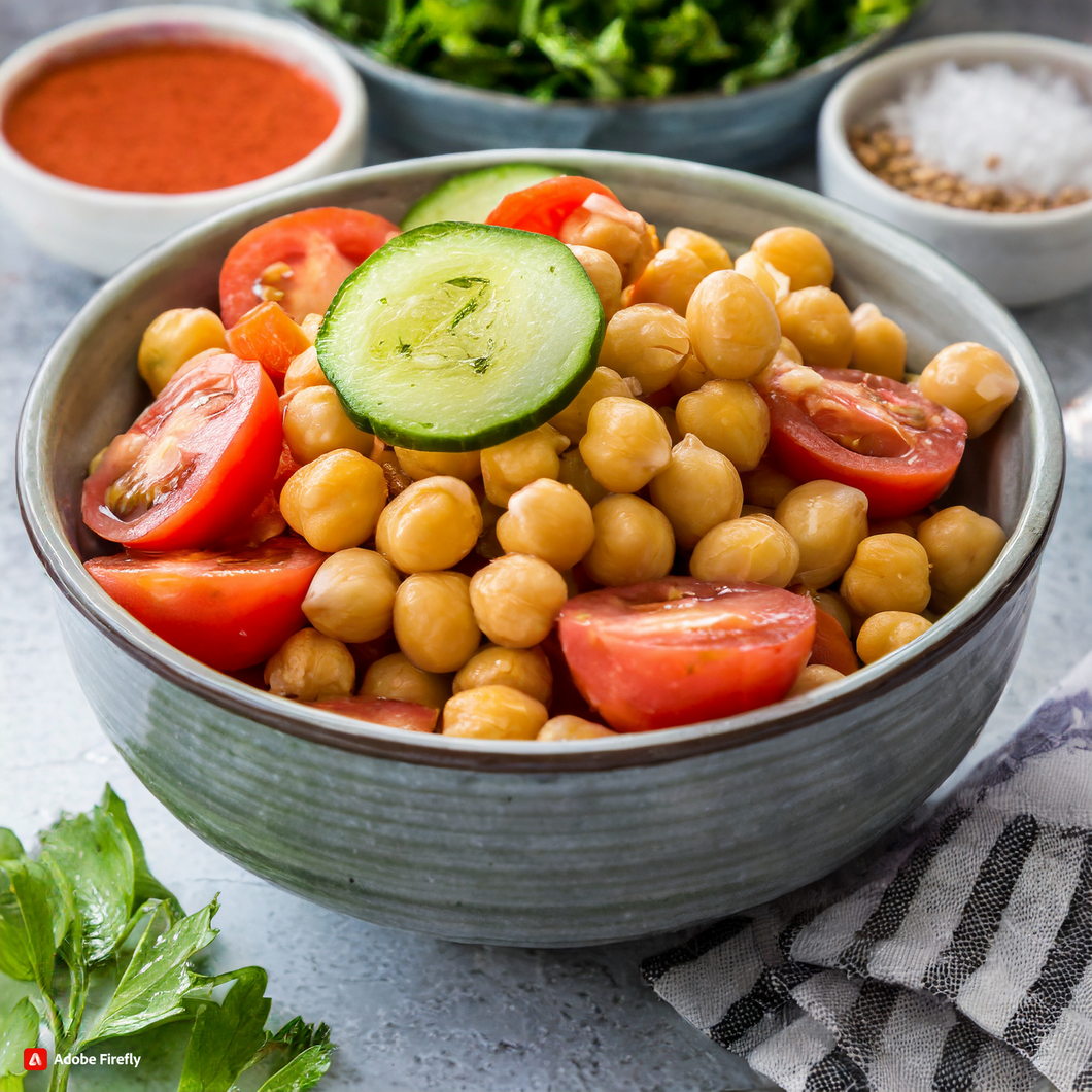 From Pantry Staples to Mouthwatering Meal: The Easy Steps for Making Chickpea and Tomato Salad