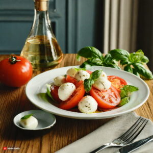Firefly Classic Caprese Salad A Symphony of Fresh Tomatoes and Mozzarella for 2 people 25764 resize