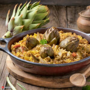Firefly Delicious and Nutritious A Vegetarian Paella Recipe with Artichokes 91280 resize