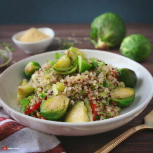 Firefly Delicious and Nutritious Quinoa Salad with Brussels Sprouts Recipe 7637 resize