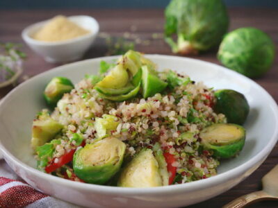 Delicious and Nutritious: Quinoa Salad with Brussels Sprouts Recipe