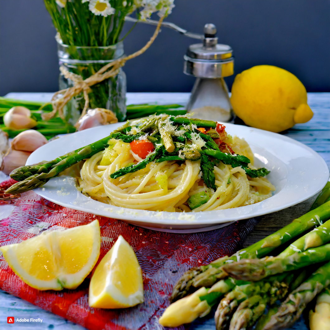 From Garden to Plate: The Fresh Ingredients in this Asparagus Pasta Lemon Garlic Recipe
