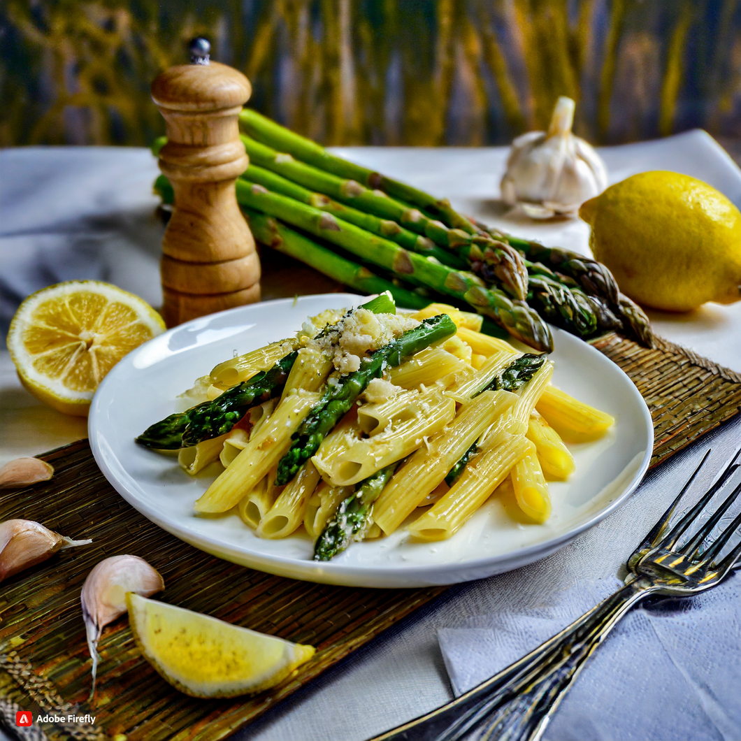 Elevate Your Pasta Game with This Mouthwatering Asparagus Pasta Lemon Garlic Recipe