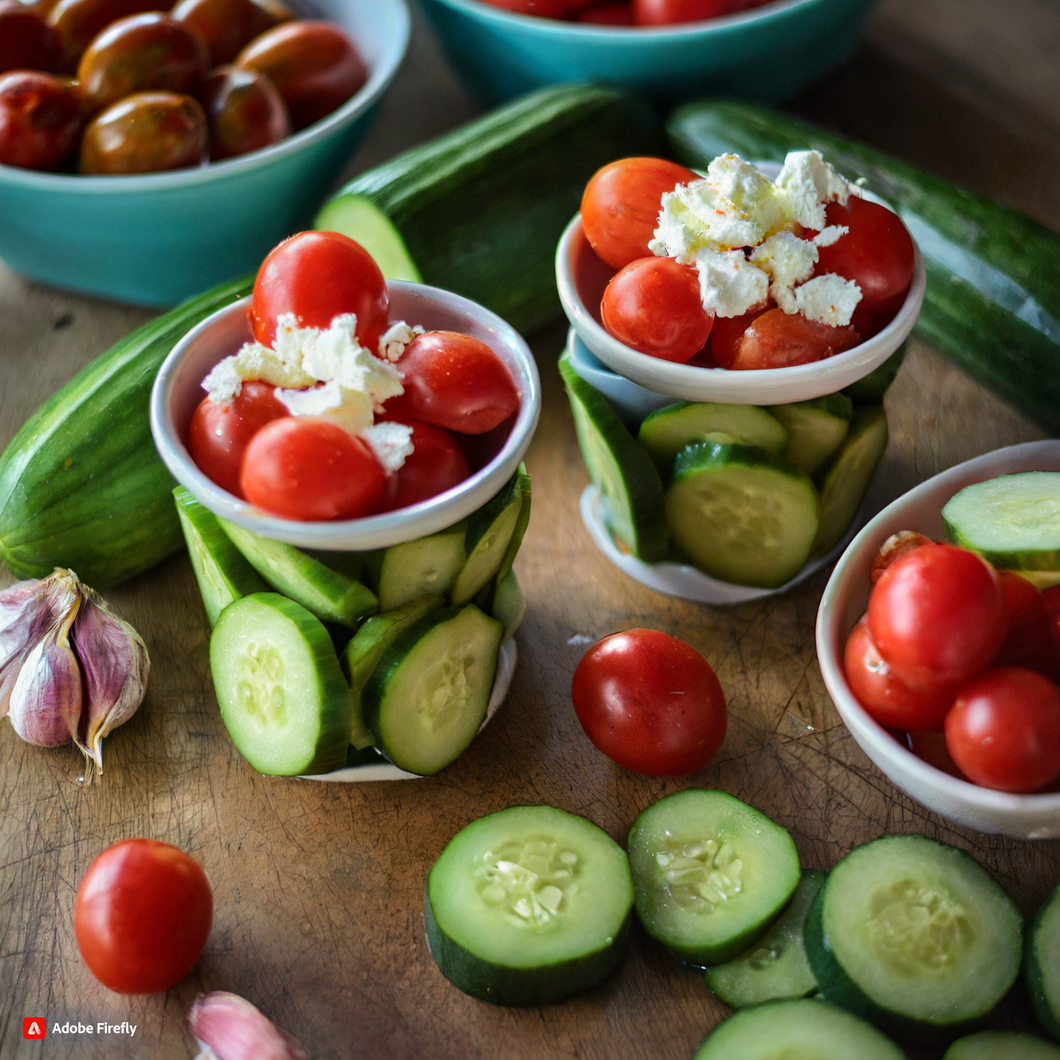 Impress Your Guests with These Easy and Elegant Greek Cucumber Cups