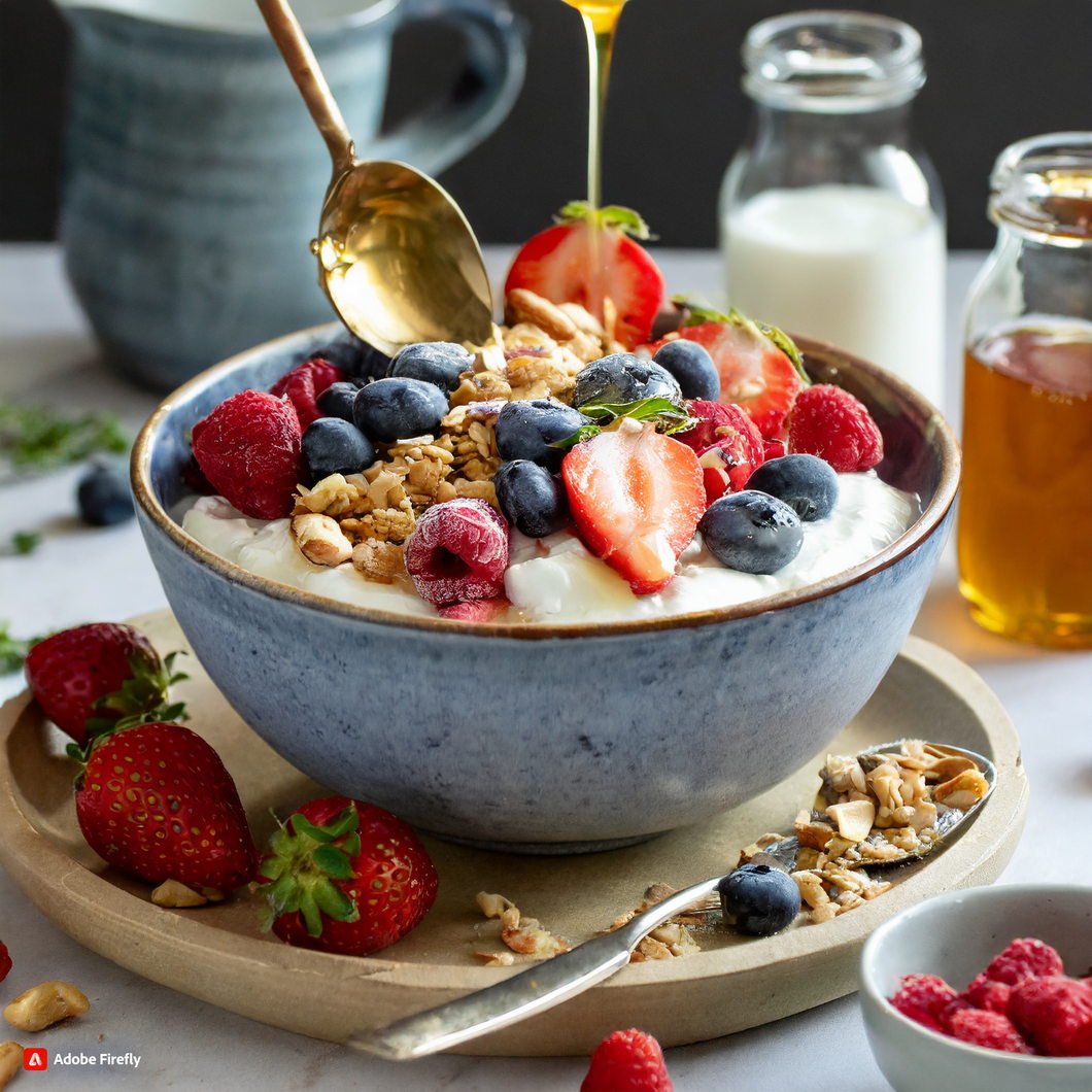 Discover the Perfect Combination of Health and Flavor in this Greek Yogurt and Berry Bowl