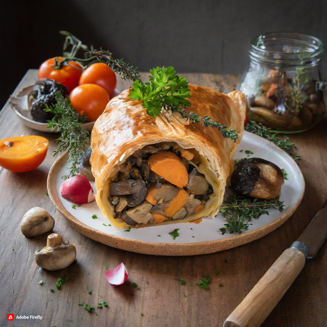Impress Your Guests with this Delectable Vegan Mushroom Wellington Recipe