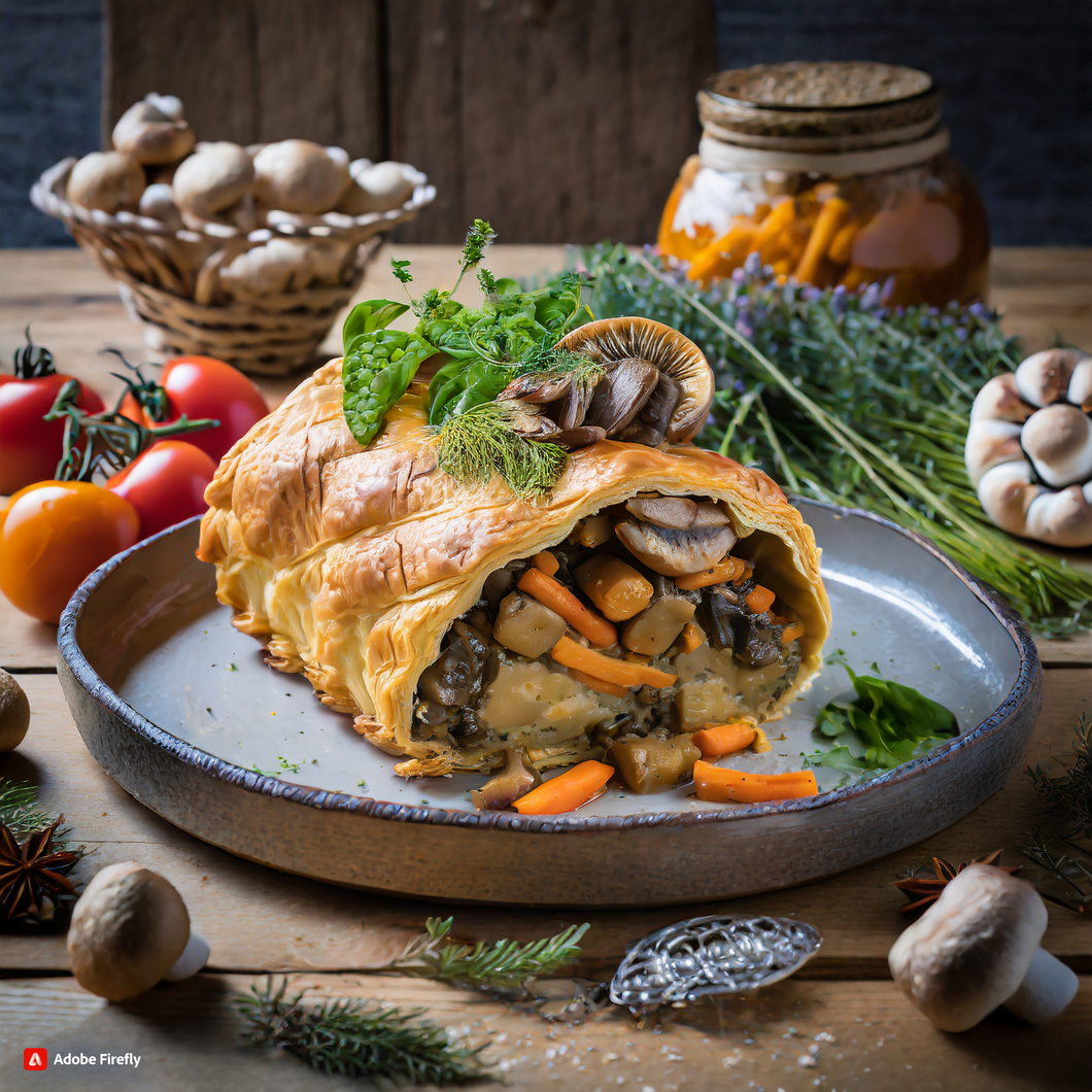From the Kitchen to the Table: Step-by-Step Guide to Crafting a Vegan Mushroom Wellington