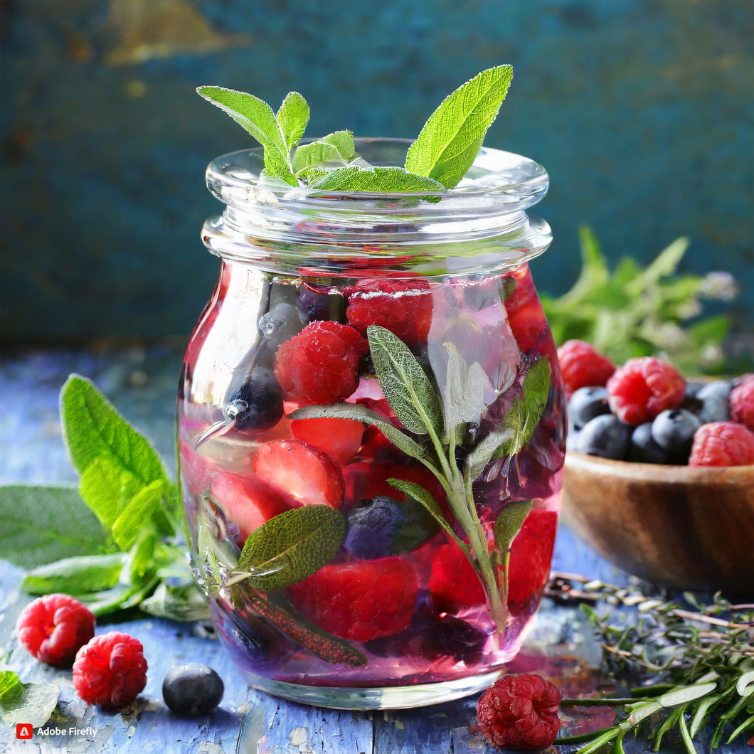Discover the Refreshing Benefits of Wild Berry and Sage Infused Water