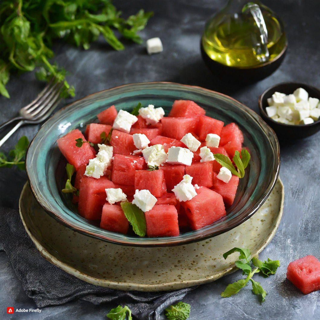 Cool Down with This Easy and Delicious Watermelon Feta Salad