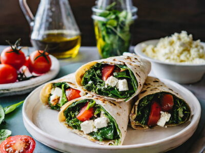Spinach and Feta Wrap Recipe: Delicious and Nutritious