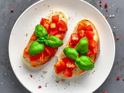 Bruschetta Bliss: A Flavorful Feast for Two!