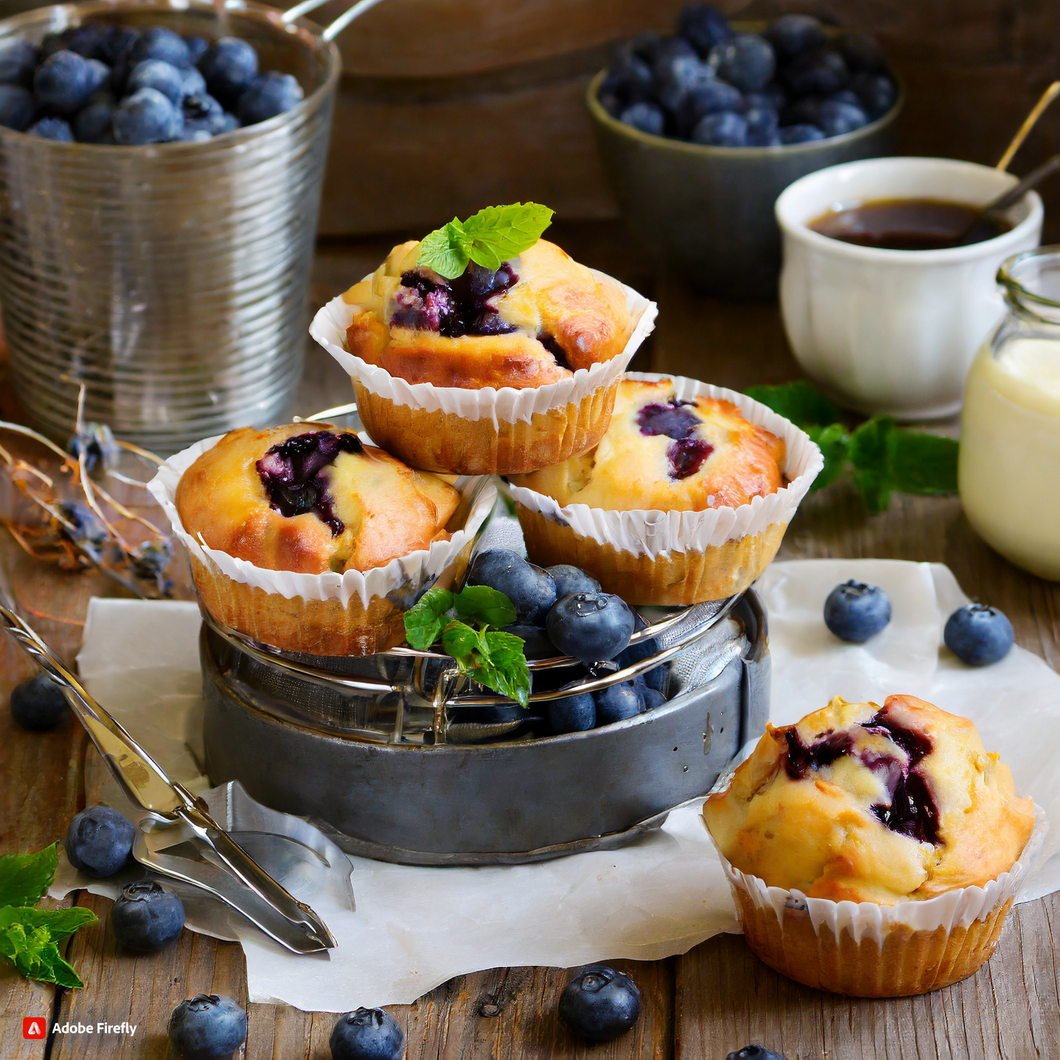 A Twist On A Classic Huckleberry Bannock Muffins Recipe 1touch Food