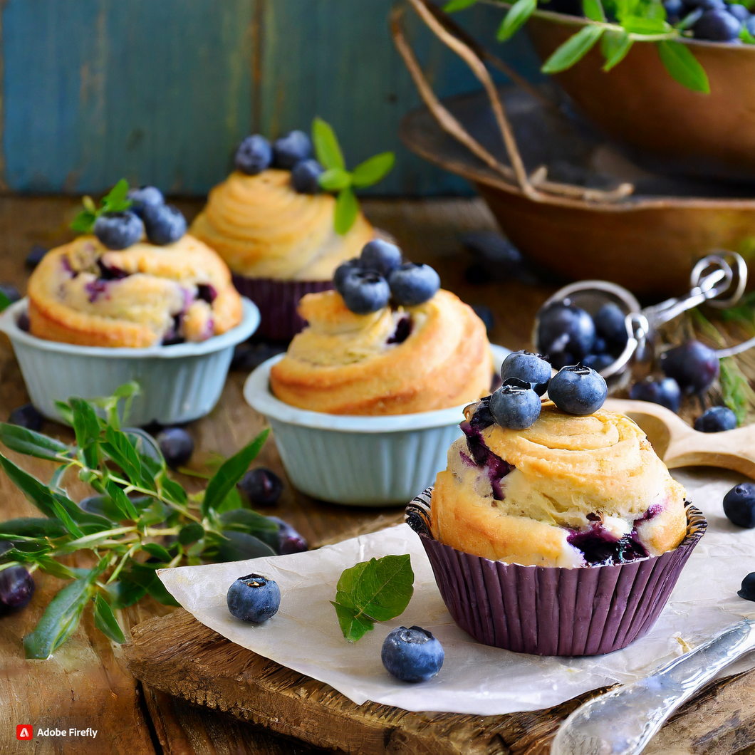Discover the Perfect Combination of Traditional and Modern Flavors in This Huckleberry Bannock Muffins Recipe