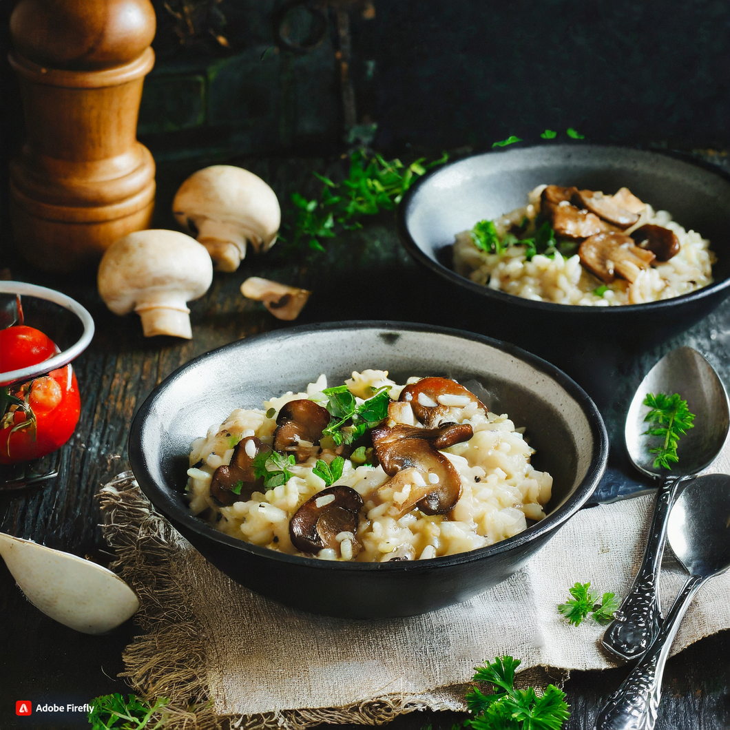 Cozy Up with Your Loved One and Enjoy a Delicious Homemade Mushroom Risotto