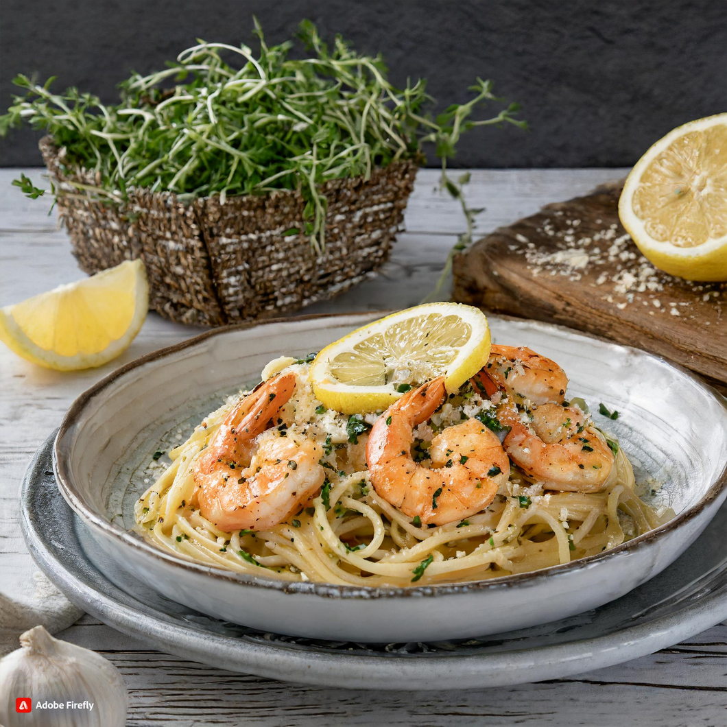 Lemon Garlic Shrimp Linguine: Culinary Delight - 1Touch Food Culinary