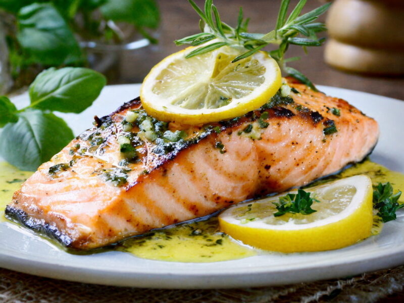 Savor the Flavor: Grilled Salmon with Zesty Lemon Herb Butter