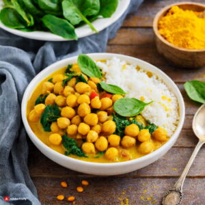 Firefly Vegan Comfort Food Coconut Curry Chickpea Spinach Recipe 97473 resize